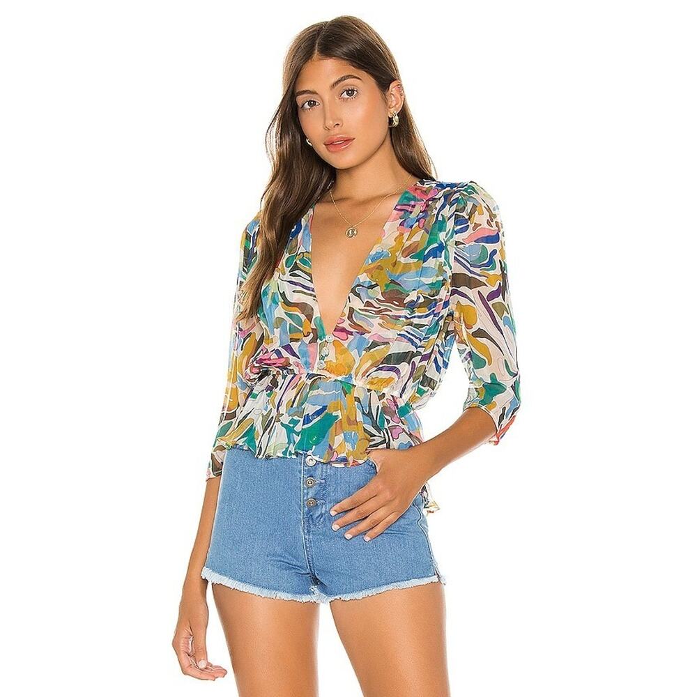 Jens Pirate Booty Medium Shiva Top Paradise Morning Colorful Festival Fairy